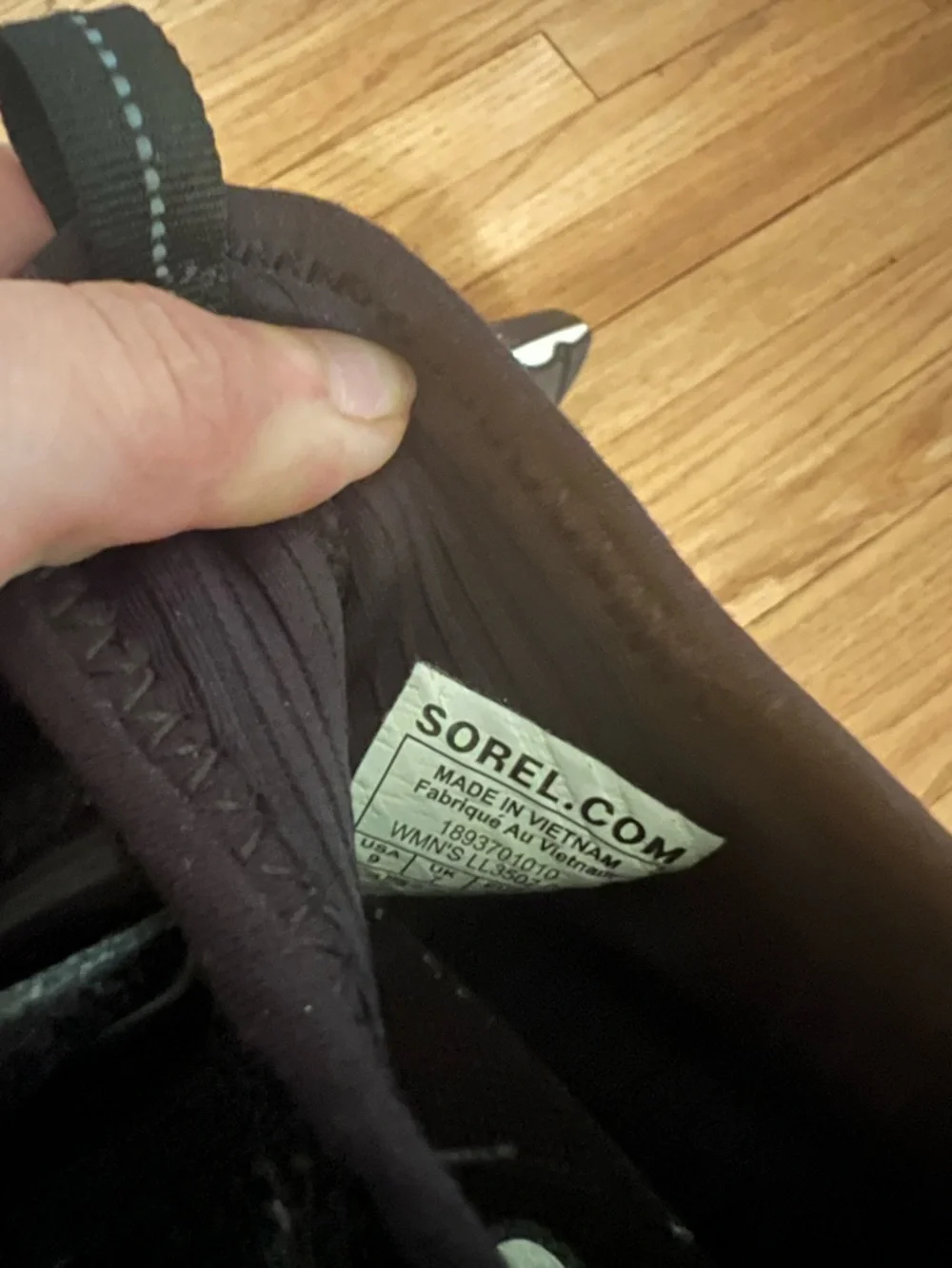 Sorel Kinetic Sneak in Black with sea salt Size 9 - Picture 4 of 8